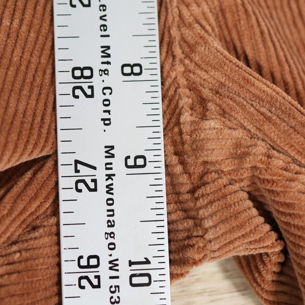 Eleventy Pants Mens 33x29 Brown Corduroy Slim Tapered Chino Made In Italy - Picture 9 of 12